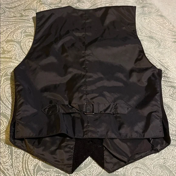 Wilson Black Leather Vest suede - Picture 4 of 8